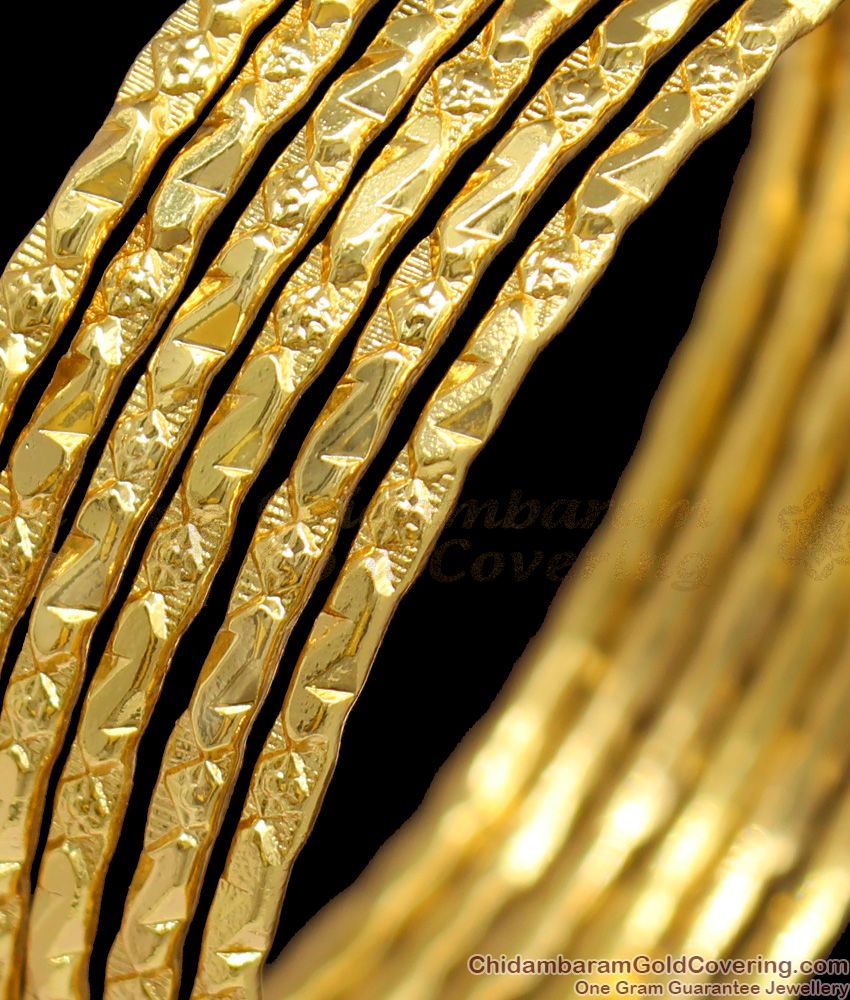 BR1197-2.8 Real Gold Plain Design Traditional Wear bangle Collections Womens Favorite BR1197-2.8 Real Gold Plain Design Traditional Wear bangle Collections Womens Favorite