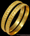 BR1204-2.6 Set Of Two Traditional One Gram Gold Bangles For Ladies Daily Use BR1204-2.6 Set Of Two Traditional One Gram Gold Bangles For Ladies Daily Use