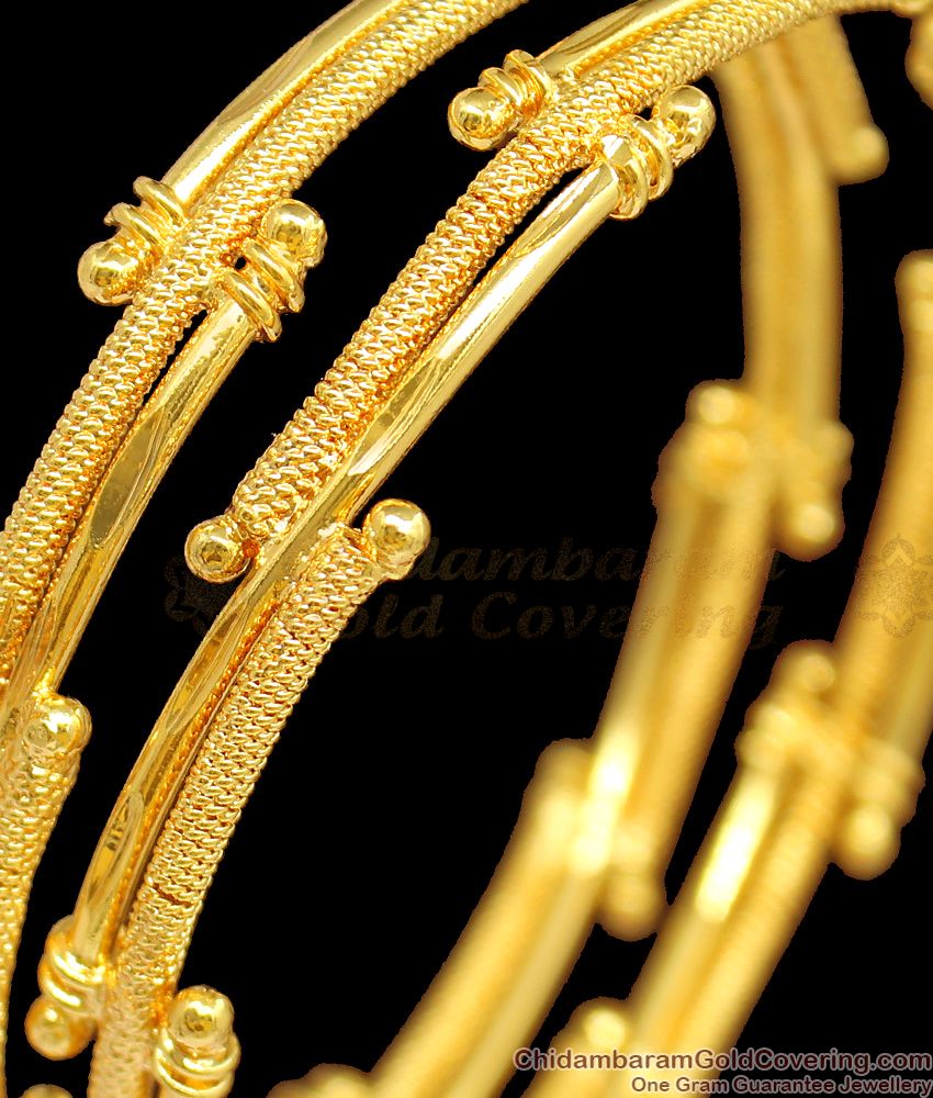 BR1206-2.8 Fancy Design Gold Plated Party Wear Bangles Jewelry Collections BR1206-2.8 Fancy Design Gold Plated Party Wear Bangles Jewelry Collections