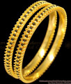 BR1207-2.4 New Fashion Black Beads Fancy Design Plain Gold Bangles For Ladies Online  