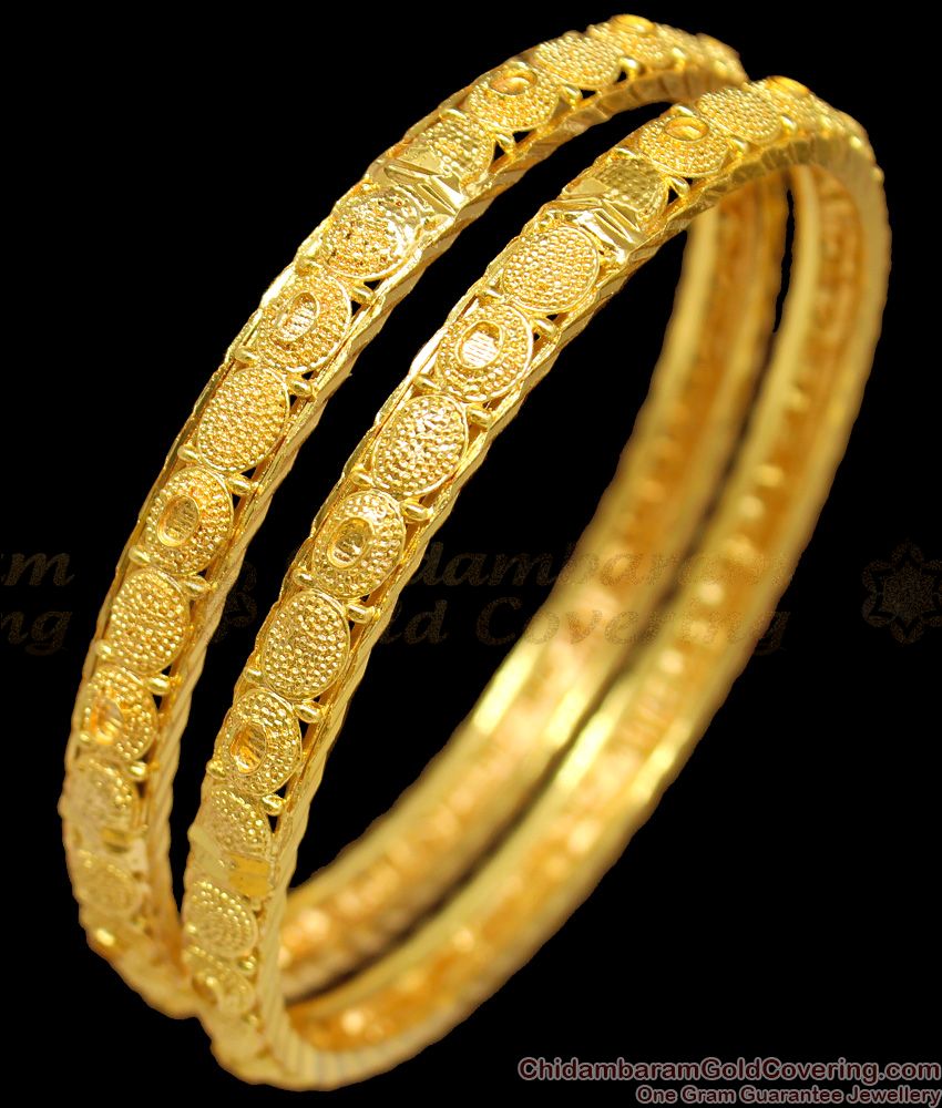 BR1215-2.6 Womens Daily Wear Gold Imitation Set Bangles Latest Collections