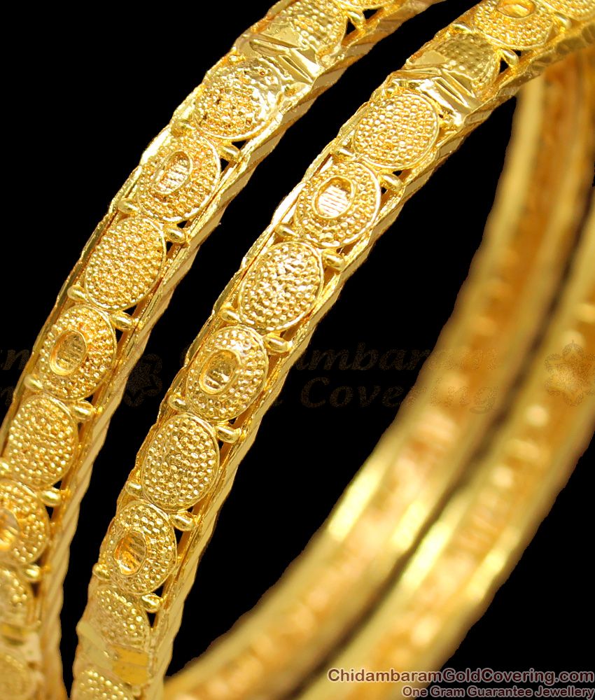 BR1215-2.10 Womens Daily Wear Gold Imitation Set Bangles Latest Collections