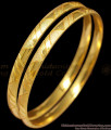 BR1218-2.8 Simple One Gram Gold Bangle Designs For Ladies Online Store