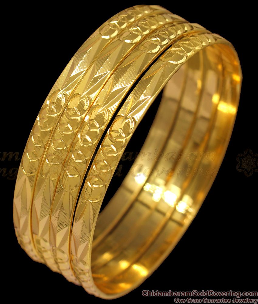 BR1221-2.10 Set Of Four Real Gold Bangles Collection For Womens Online Design BR1221-2.10 Set Of Four Real Gold Bangles Collection For Womens Online Design