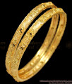 BR1227-2.8 Self Work Plain Gold Kerala Bangles Design For Special Persons BR1227-2.8 Self Work Plain Gold Kerala Bangles Design For Special Persons