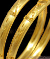 BR1233-2.6 Simple Plain Gold Forming Pattern Traditional Bangle Collections