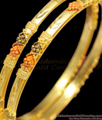 BR1239-2.6 Premium Forming Enamel Pattern Gold Plated Thin Bangle Collections BR1239-2.6 Premium Forming Enamel Pattern Gold Plated Thin Bangle Collections