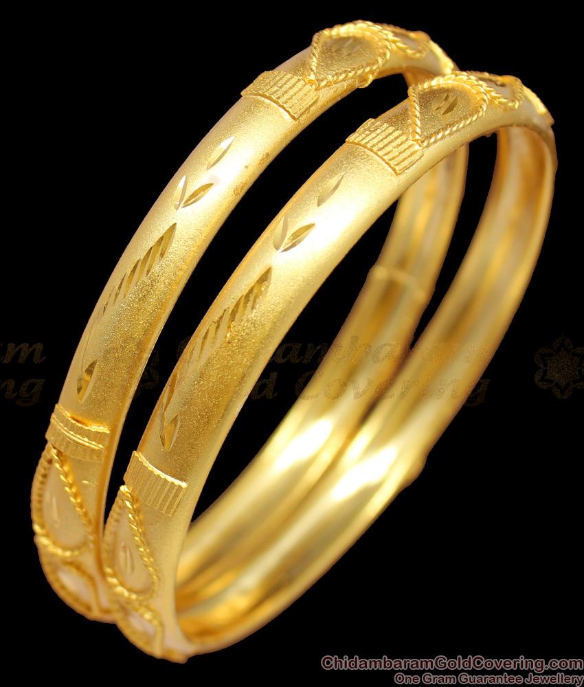 BR1242-2.8 One Gram Gold Forming Finish Traditional Bangle Collections