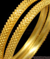 BR1265-2.6 Matt Design Real Gold Forming Pattern Unique Bangle Collections