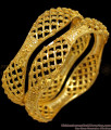 BR1269-2.6 Broad Zig Zag Cruvy Model Premium Gold Forming Bridal Bangle Collections