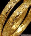 BR1273-2.4 Real Gold Plain Design Traditional Daily Wear bangle Collections