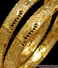 BR1273-2.8 Real Gold Plain Design Traditional Daily Wear bangle Collections BR1273-2.8 Real Gold Plain Design Traditional Daily Wear bangle Collections