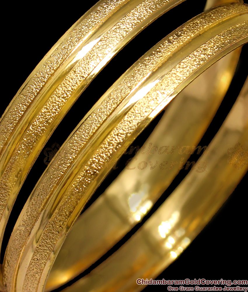 BR1280-2.6 Aspiring Plain sparking Gold Plated Bangles Jewelry For Ladies
