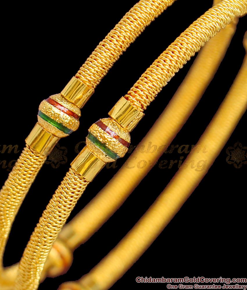 BR1281-2.4 Size South Indian Spring Model Daily Wear Imitation Bangles