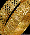 BR1288-2.10 Size Kerala One Gram Gold Kada Bangle Collections