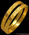 BR1297-2.4 Hand Crafted Real Gold Design Forming Enamel Bangle Collections
