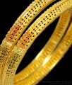 BR1304-2.6 Premium Forming Enamel Pattern Gold Imitation Bangles For Marriage Functions