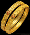 BR1305-2.6 Enamel Forming Gold Flower Design Set Bangles For Ladies Party Wear Collections