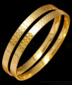 BR1317-2.4 Women Attractive Gold Imitation Plain Design Bangles For Daily Use