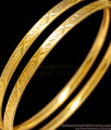 BR1324-2.6 Aspiring Original Impon Gold Trendy Bangles Light Weight Model For Ladies