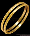 BR1326-2.8 South Indian Traditional Pattern Original Impon Gold Bangles New Arrivals