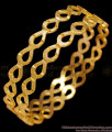 BR1335-2.10 New Arrival Innovative Design Party Wear Collection Gold Plated Bangles For Ladies