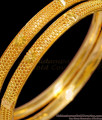 BR1337-2.8 Beautiful Flower Model One Gram Gold Tone Bangles Set Online Store