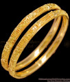 BR1338-2.6 Wonderful Gold Imitation Occasional Wear Bangles Flower Model New Collections