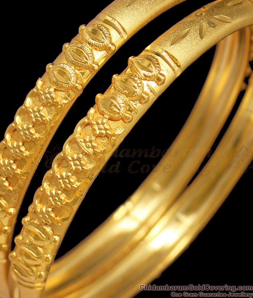 BR1352-2.8 Unique Design Real Gold Forming Pattern Unique Bangle Collections