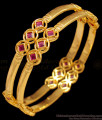 BR1361-2.6 Original Impon Ruby Stone Design Gold Bangle Collection First Quality
