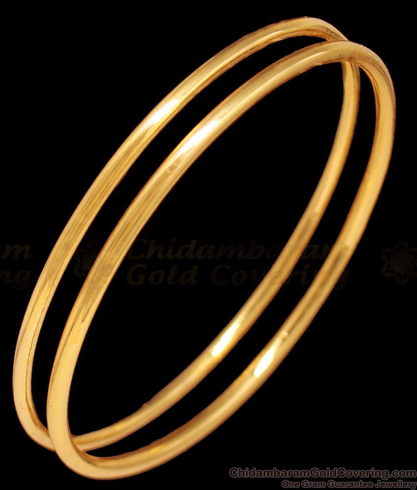 BR1365-2.8 Original Impon Set of Two Thin Gold Bangle Collections