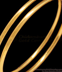 BR1365-2.6 Original Impon Set of Two Thin Gold Bangle Collections BR1365-2.6 Original Impon Set of Two Thin Gold Bangle Collections