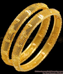 BR1372-2.6 Bridal Design Light Weight Gold Plated Set Bangles Collection For Marriage BR1372-2.6 Bridal Design Light Weight Gold Plated Set Bangles Collection For Marriage