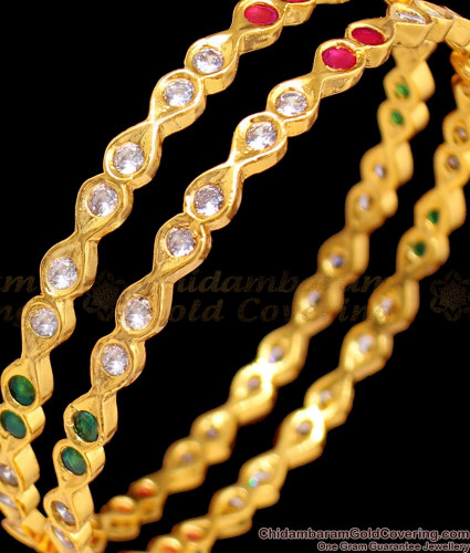 Five shop metal bangles