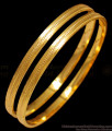 BR1406-2.4 Size Simple One Gram Gold Bangle Designs For Ladies Daily Use