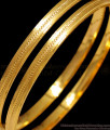 BR1406-2.4 Size Simple One Gram Gold Bangle Designs For Ladies Daily Use