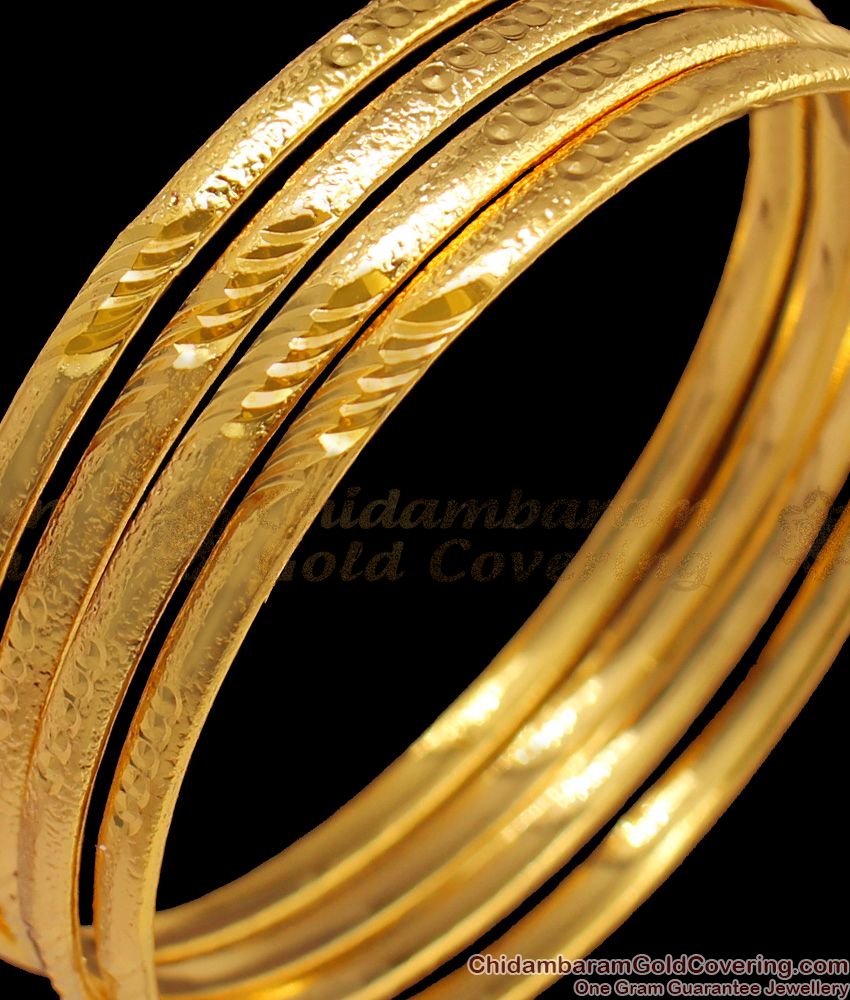 BR1420-2.4 Set of Four One Gram Bangle Designs For Ladies Online Store