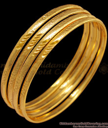 BR1420-2.6 Set of Four One Gram Bangle Designs For Ladies Online Store