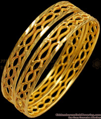 BR1424-2.8 Size Trendy Light Weight Gold Designer Bangles Collection BR1424-2.8 Size Trendy Light Weight Gold Designer Bangles Collection