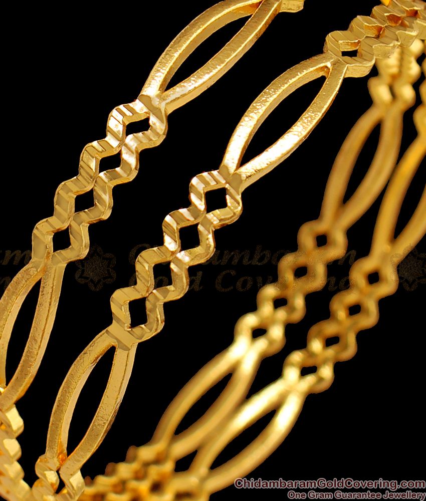BR1431-2.8 New Fashion Daily Wear Gold Plated Bangle Collections BR1431-2.8 New Fashion Daily Wear Gold Plated Bangle Collections