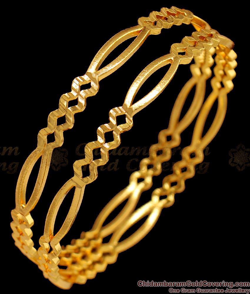 BR1431-2.8 New Fashion Daily Wear Gold Plated Bangle Collections