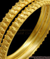BR1434-2.10 Matt Design Real Gold Forming Pattern Unique Bangle Collections