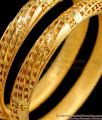 BR1446-2.4 Thick One Gram Gold Bangle South Indian Jewelry Shop Online