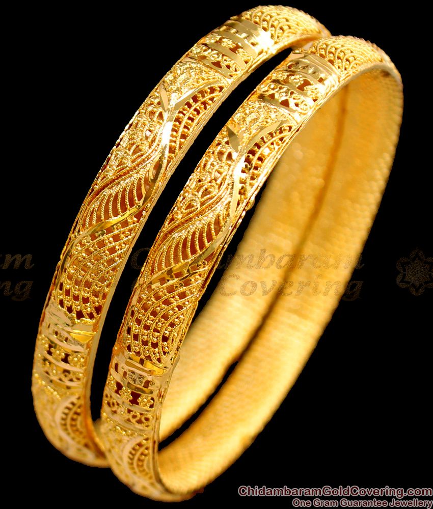 BR1447-2.10 Gold Kada Bangles Design For Functions Buy Online BR1447-2.10 Gold Kada Bangles Design For Functions Buy Online