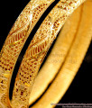 BR1447-2.6 Gold Kada Bangles Design For Functions Buy Online