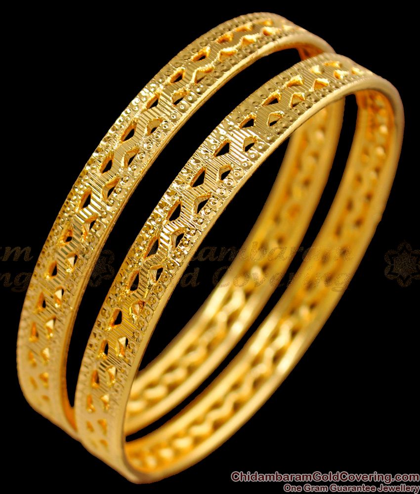 BR1458-2.4 Best Collection Gold  Designer Bangles For Women Buy Online