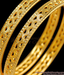 BR1458-2.10 Best Collection Gold  Designer Bangles For Women Buy Online