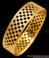 BR1460-2.6 Size Plain Broad Gold Pattern Bridal Bangles Set Shopping Online 