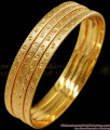 BR1464-2.6 Shining Gold Guarantee Bangles Design Set Of Four Gold Plated Jewelry 