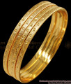 BR1464-2.8 Shining Gold Guarantee Bangles Design Set Of Four Gold Plated Jewelry 